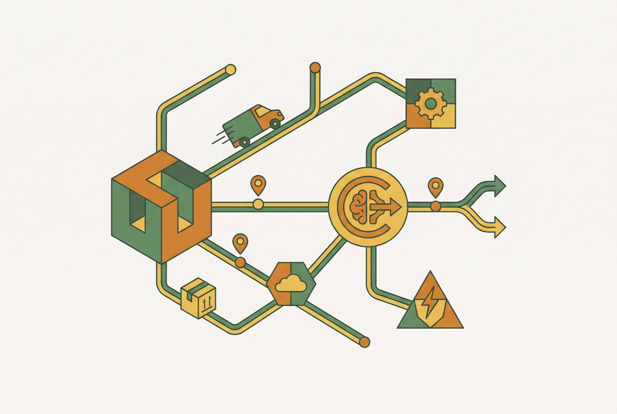 Cover illustration for “Evaluating AI Agent Vendors for Logistics Dispatch Workflows”