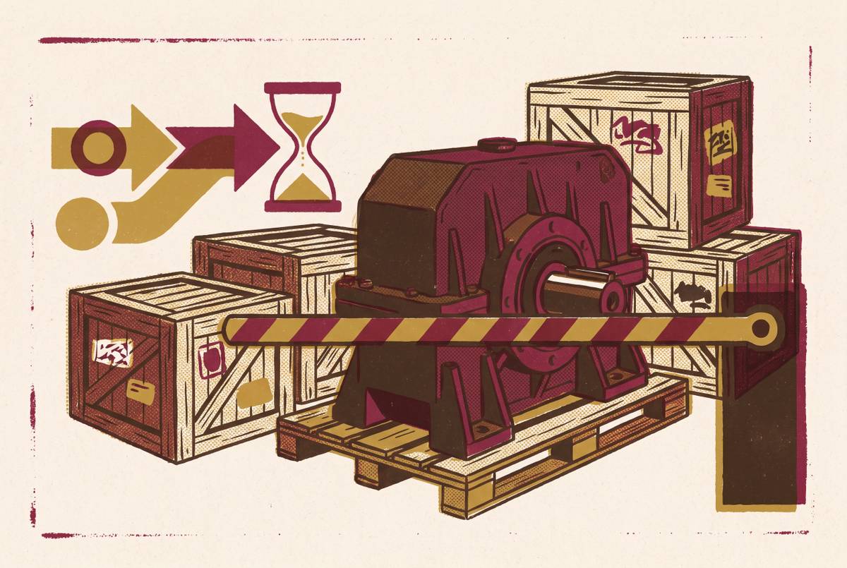 Cover illustration for “Customs and Import Clearance Delays on Critical Plant Equipment”