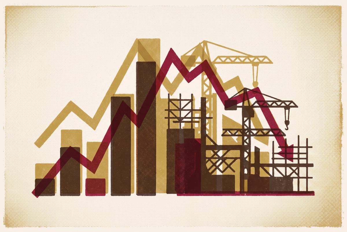 Cover illustration for “Procurement Data as a Leading Indicator of Construction Delay”