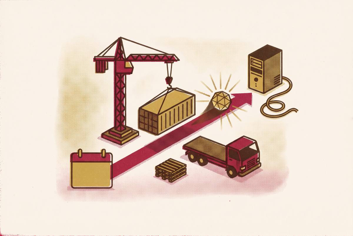 Cover illustration for “Why Construction Logistics Teams Go Live With AI in Weeks When IT Stays Out of the Critical Path”
