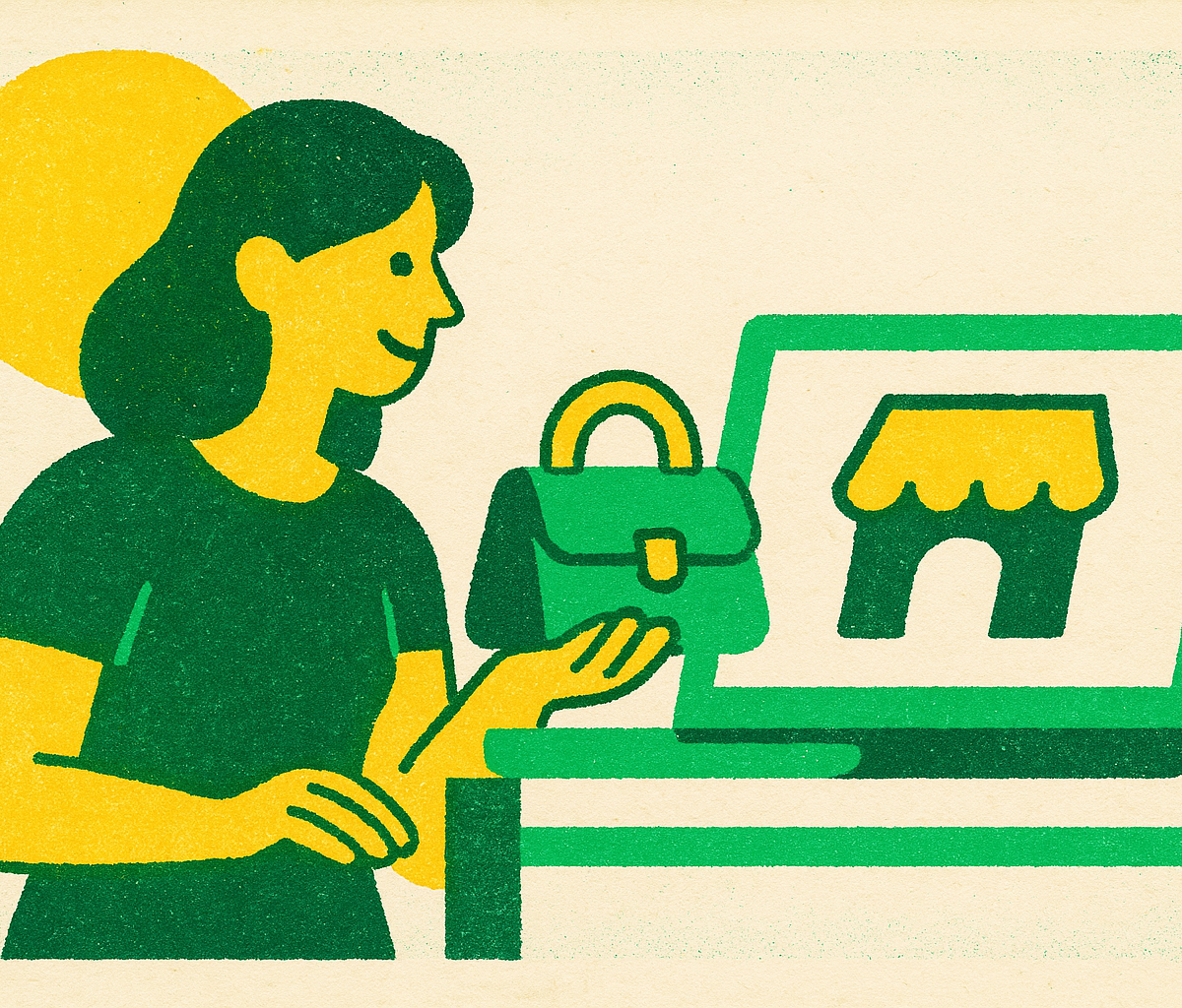 Cover illustration for “Getting Started Selling on Facebook Marketplace”