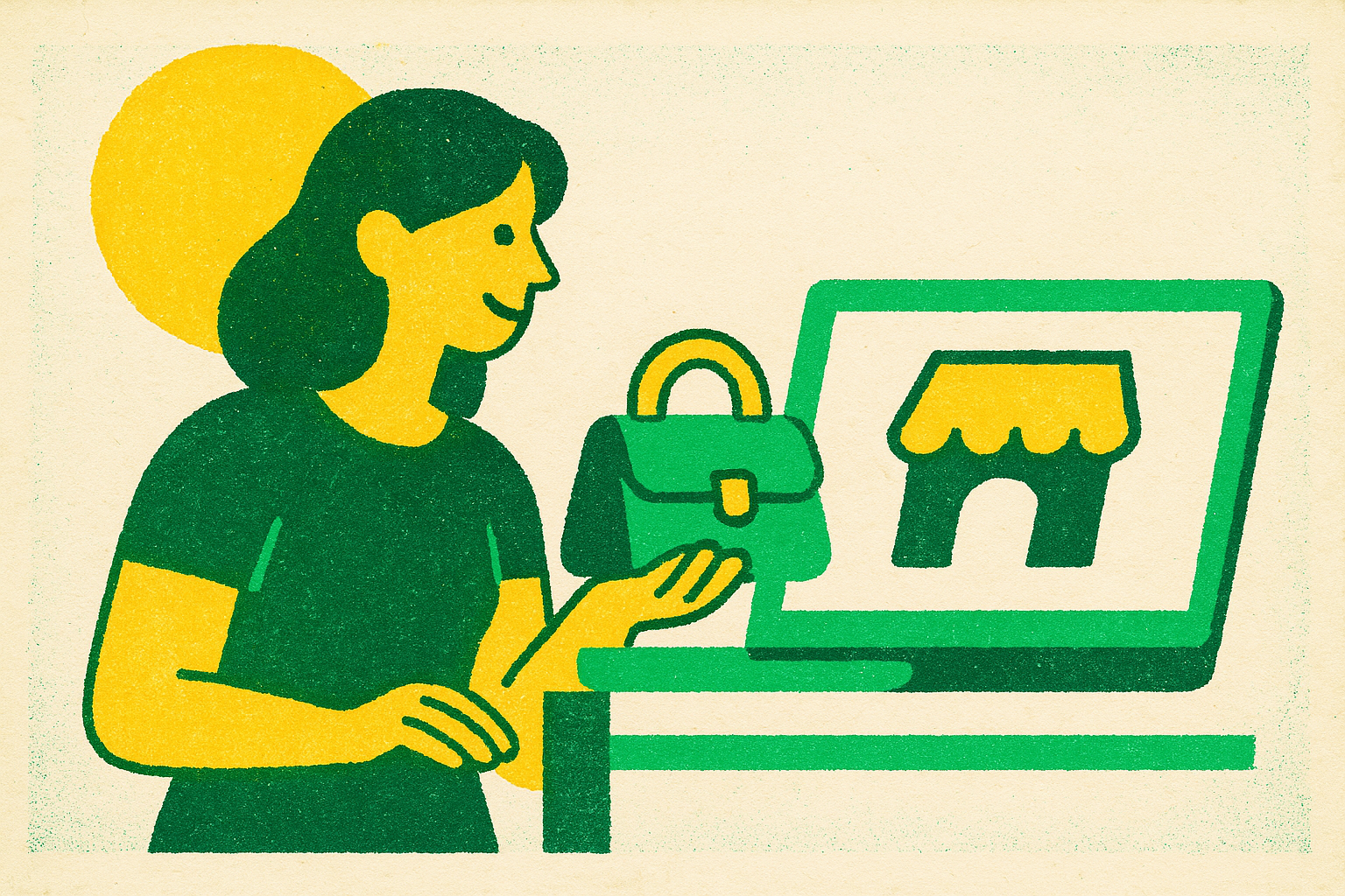Cover illustration for “Getting Started Selling on Facebook Marketplace”