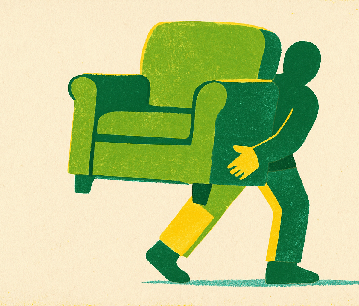 Cover illustration for “Who Buys Used Furniture Near You”