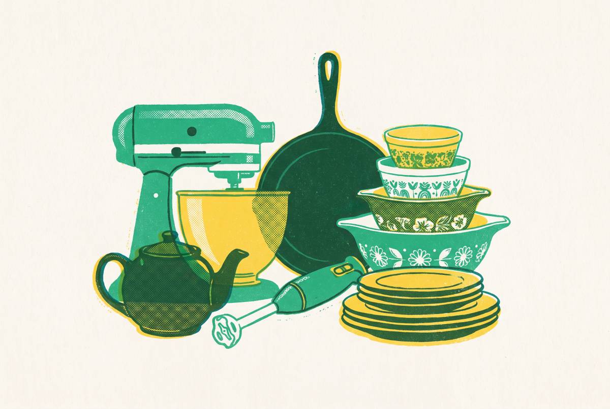 Cover illustration for “Home Goods and Kitchen Items With Surprising Resale Value”