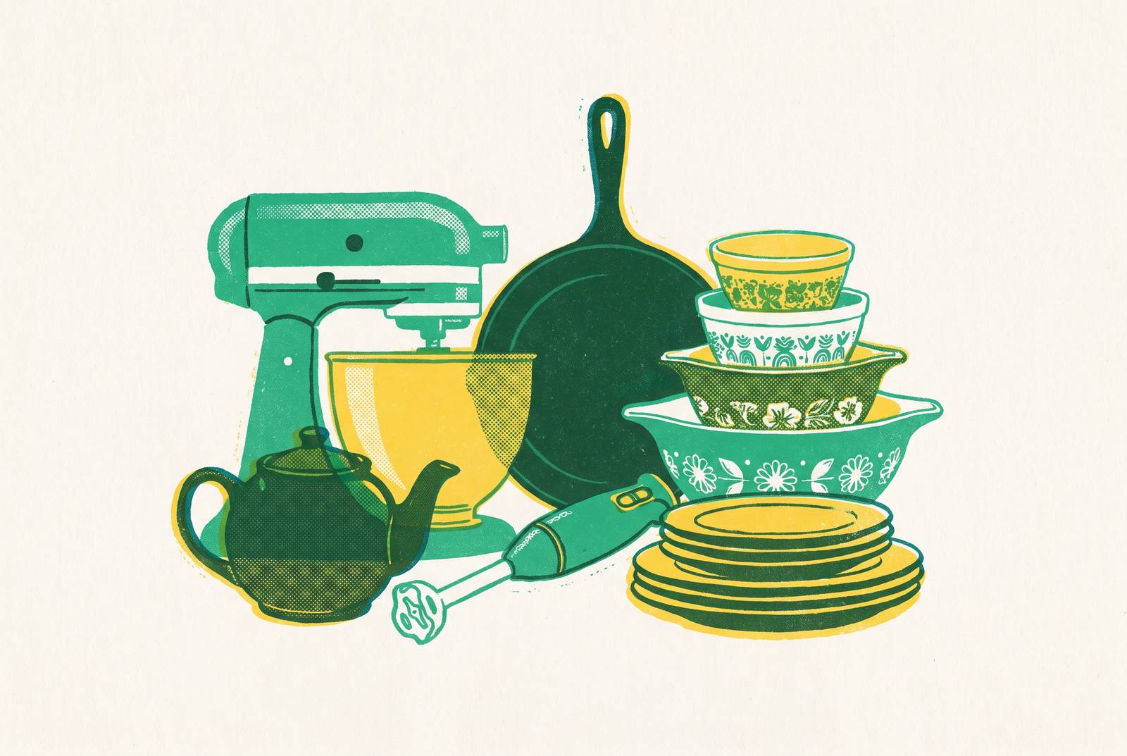 Cover illustration for “Home Goods and Kitchen Items With Surprising Resale Value”