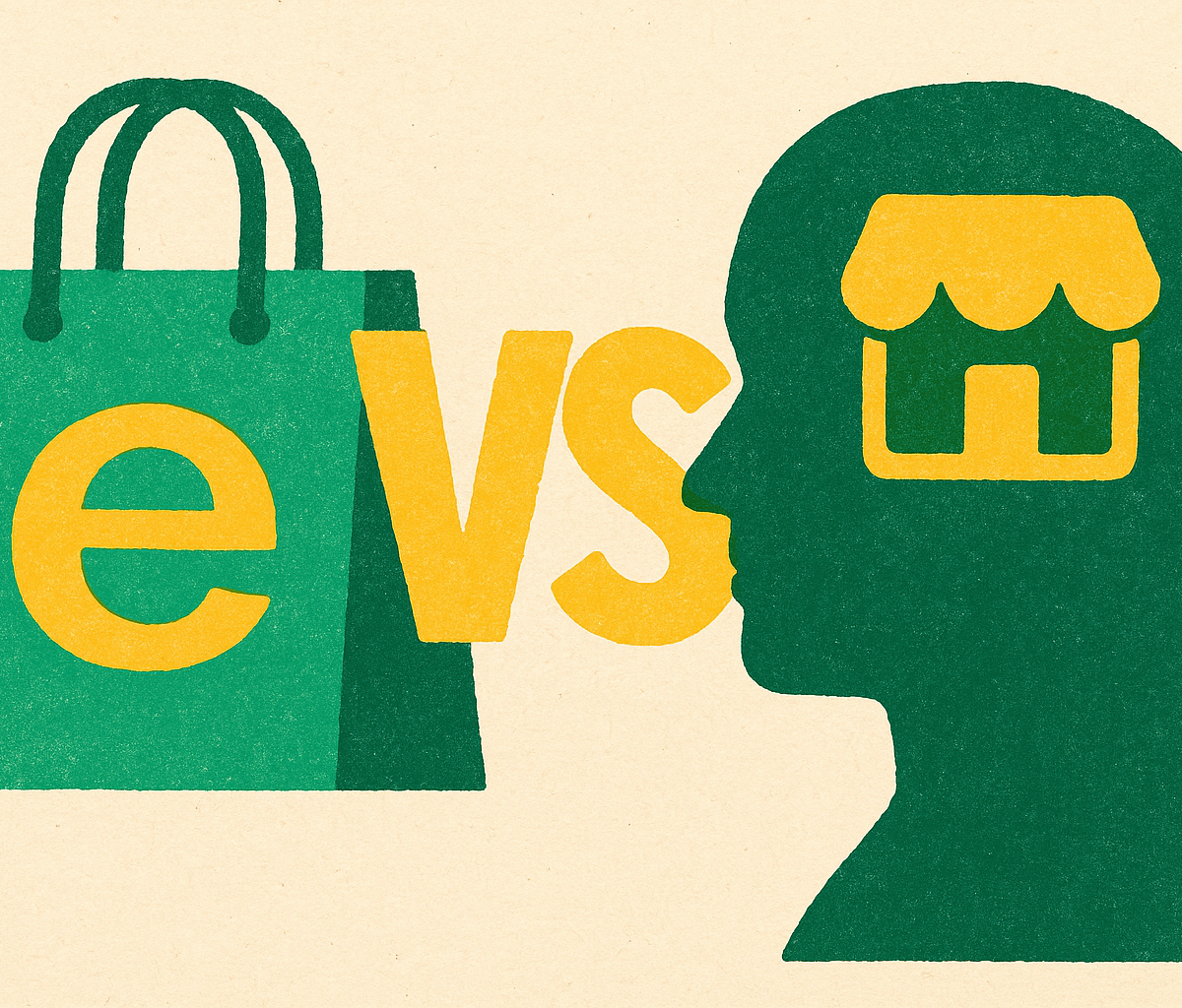 Cover illustration for “eBay vs Facebook Marketplace for Casual Sellers”