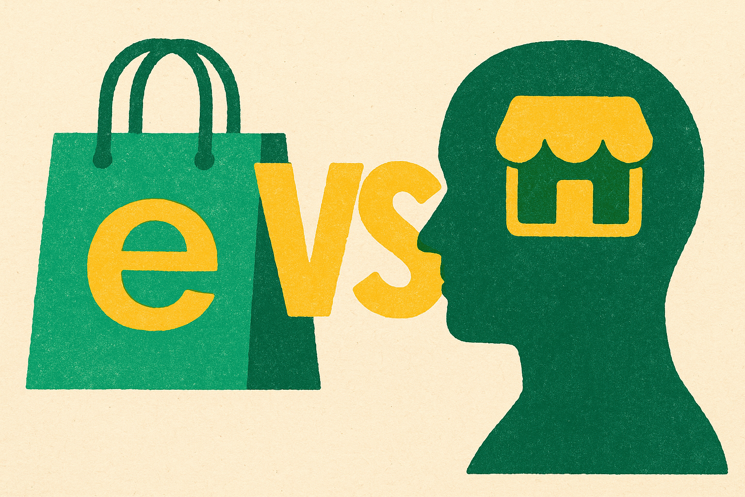 Cover illustration for “eBay vs Facebook Marketplace for Casual Sellers”