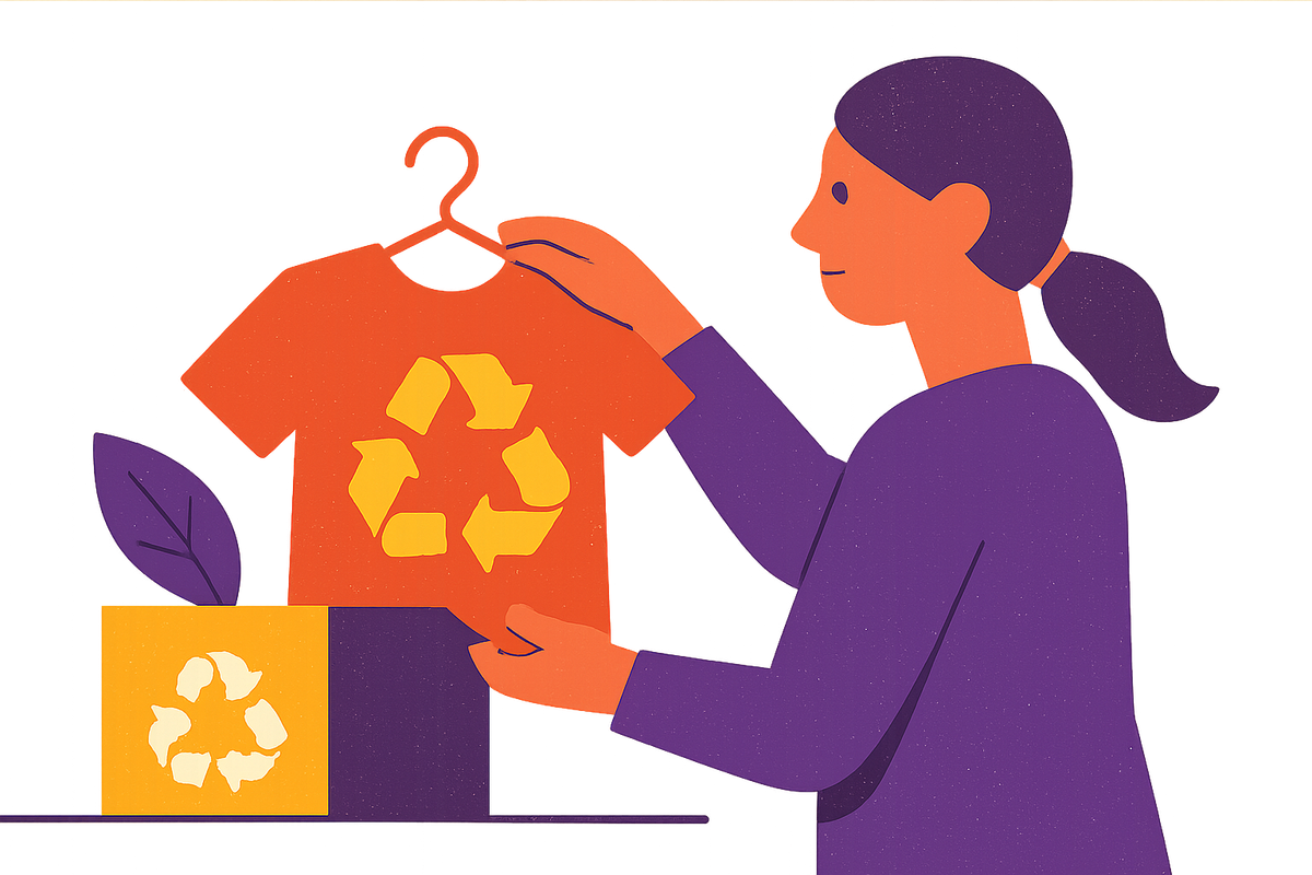 Cover illustration for “Recommerce as a Corporate Sustainability Strategy”
