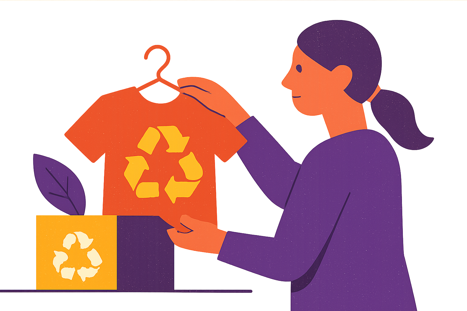 Cover illustration for “Recommerce as a Corporate Sustainability Strategy”