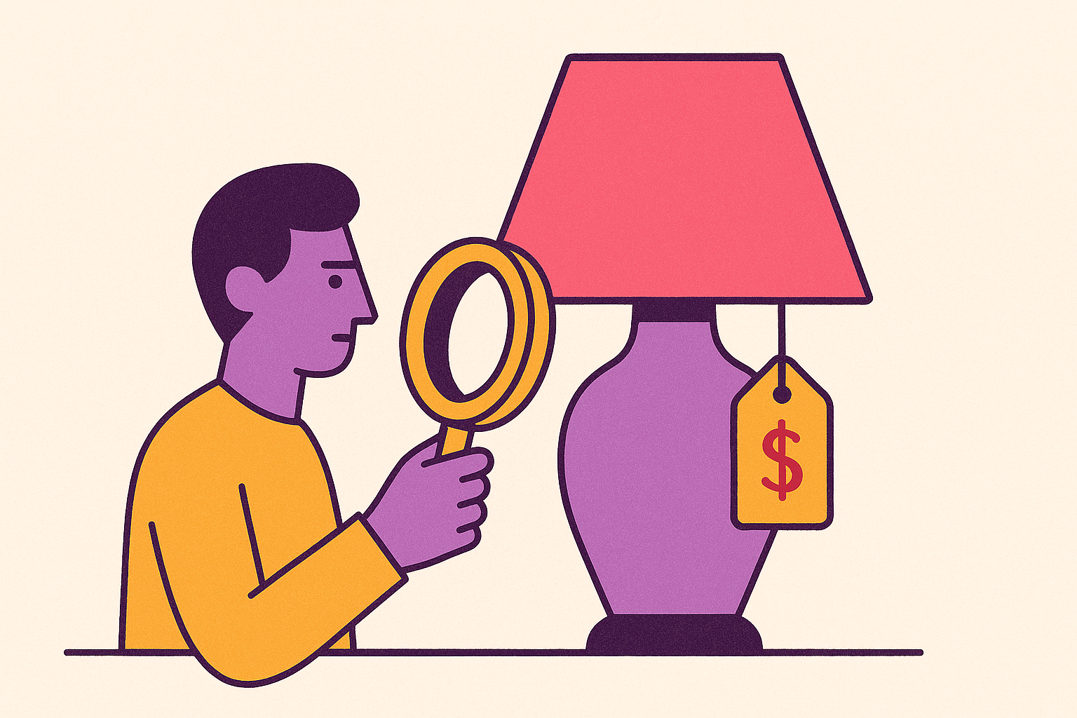 Cover illustration for “The Endowment Effect and Why People Overprice Their Own Stuff”