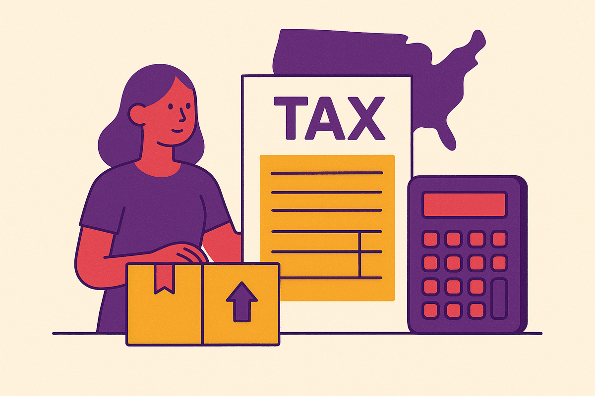 Cover illustration for “Tax Basics for Casual Resellers in the US”