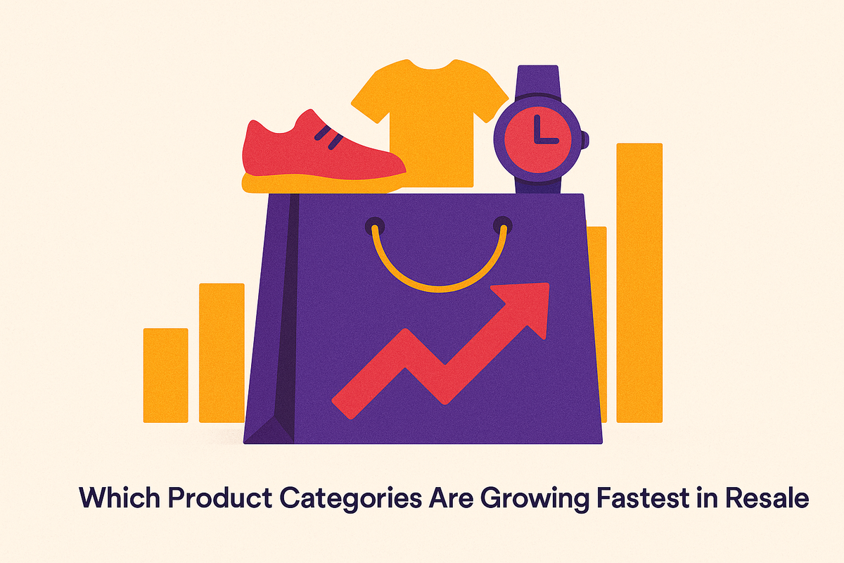 Cover illustration for “Which Product Categories Are Growing Fastest in Resale”