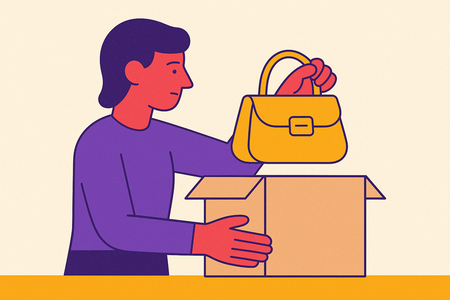 Cover illustration for “Why People Hold Onto Things They Never Use”