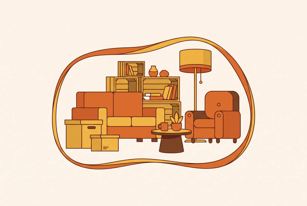 Cover illustration for “Batch Listing Strategy for Selling an Entire Room at Once”