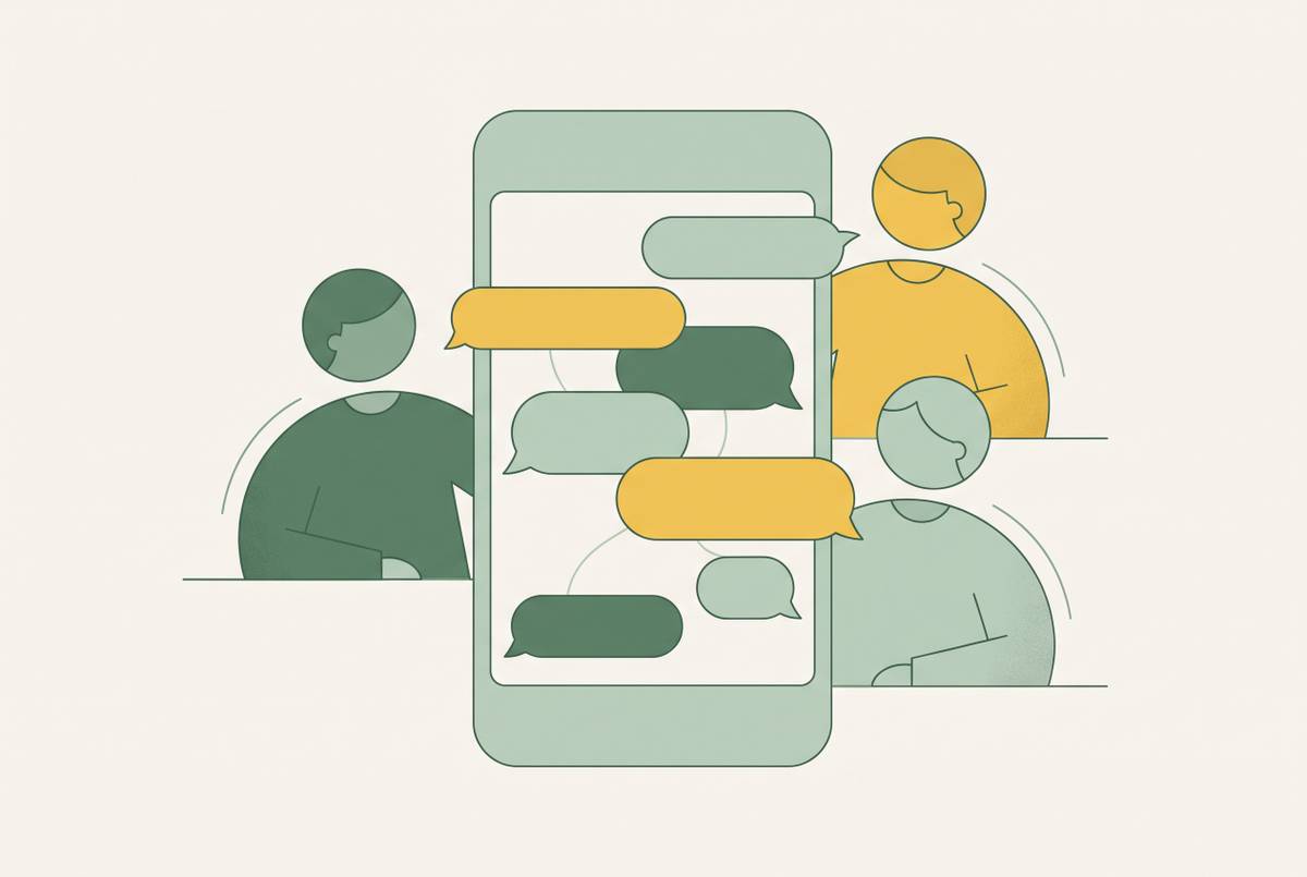 Cover illustration for “Asking for Availability in a Group Chat Without Awkwardness”