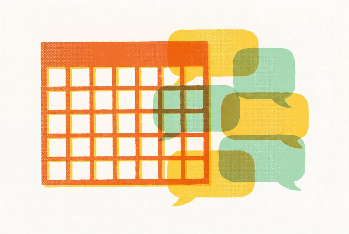 Cover illustration for “Shared iPhone Calendars vs iMessage Coordination”
