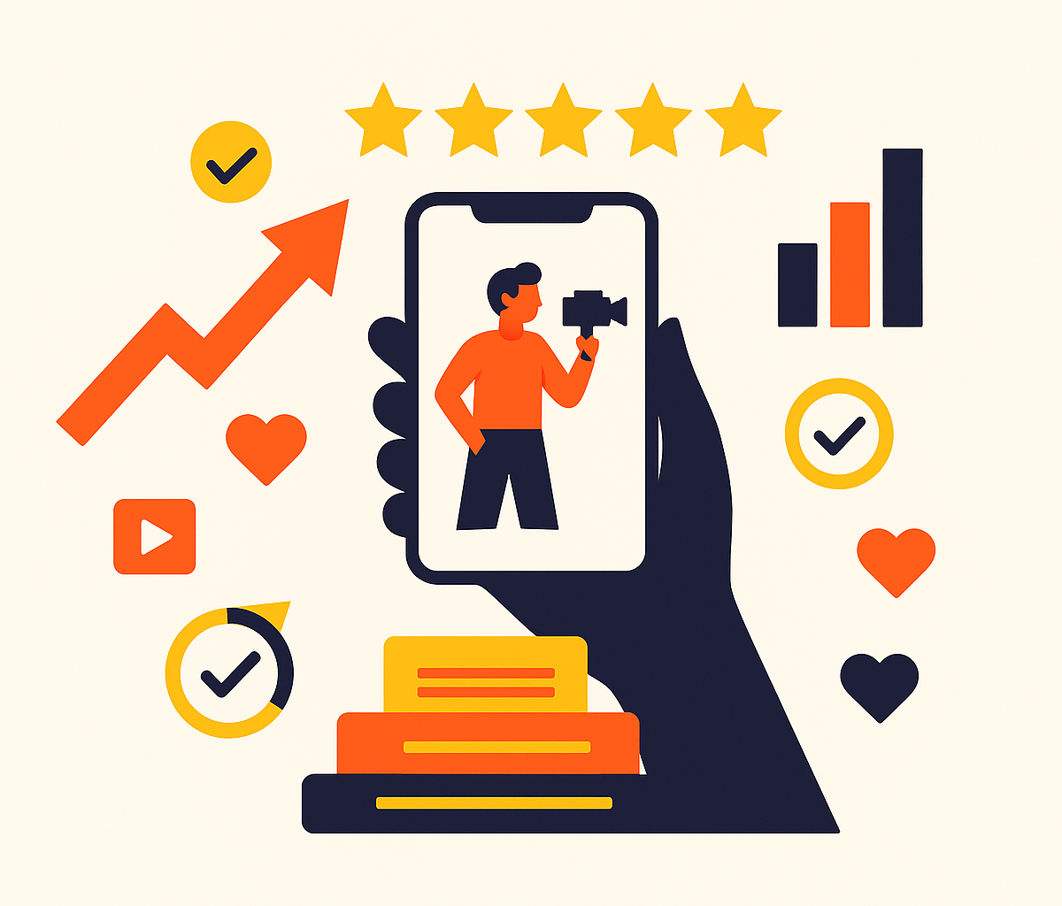 Cover illustration for “UGC Creator Retainer Agreements for Consumer Brands”