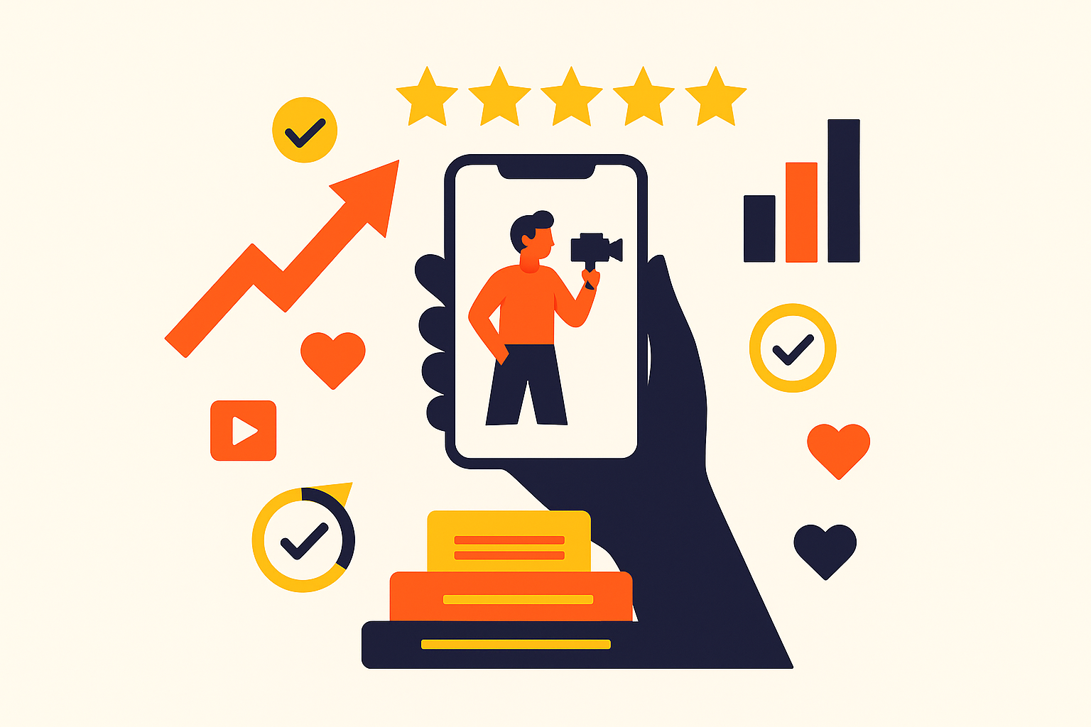 Cover illustration for “UGC Creator Retainer Agreements for Consumer Brands”