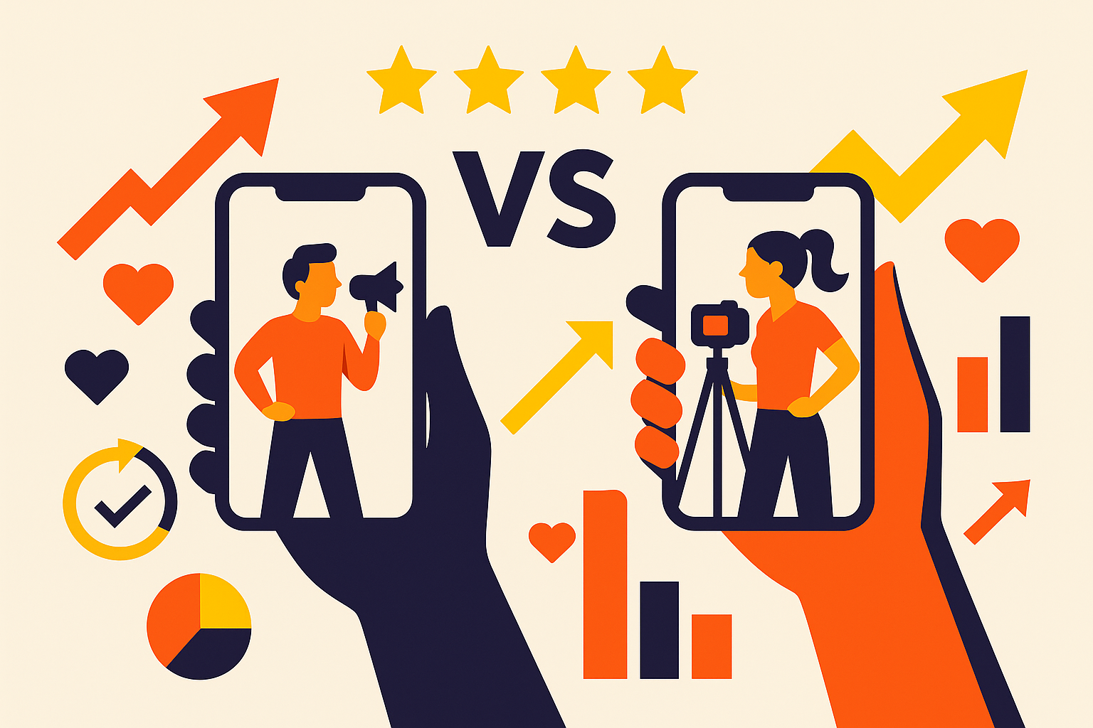 Cover illustration for “Nano vs Micro UGC Creators — Which Tier Performs Better for DTC”