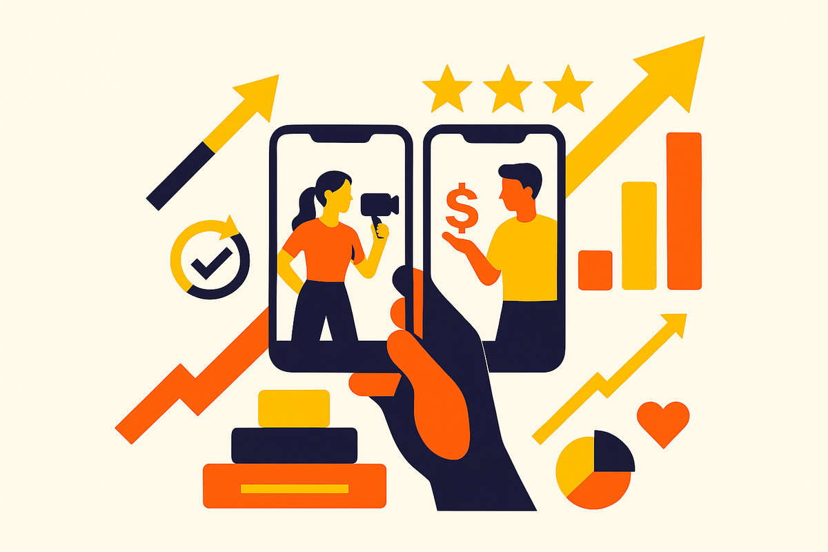 Cover illustration for “When to Switch from Organic UGC to Paid UGC Production”