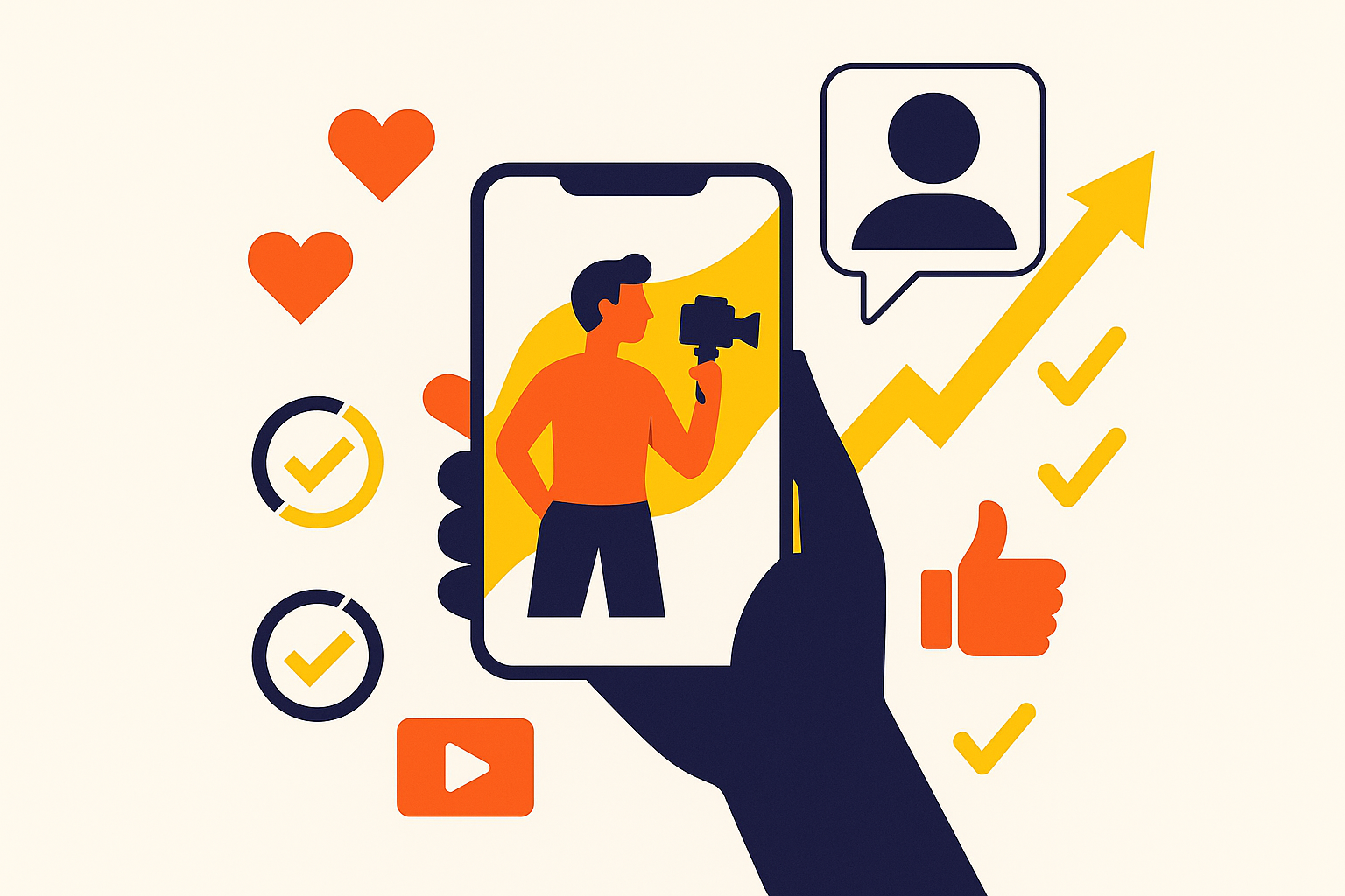 Cover illustration for “Giving Feedback to UGC Creators Without Losing Authenticity”