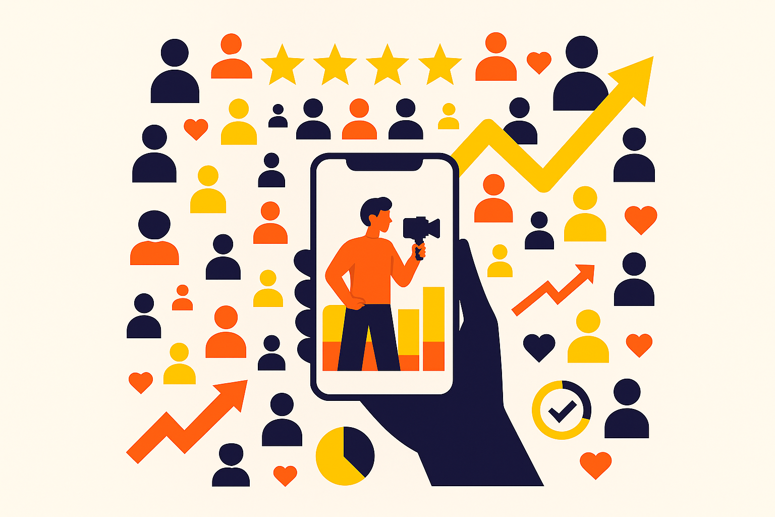 Cover illustration for “Batching UGC Production Across 50+ Creators Monthly”