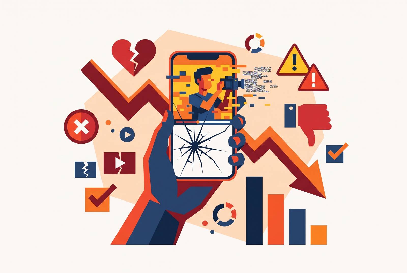 Cover illustration for “What Can Go Wrong with Influencer Marketing”