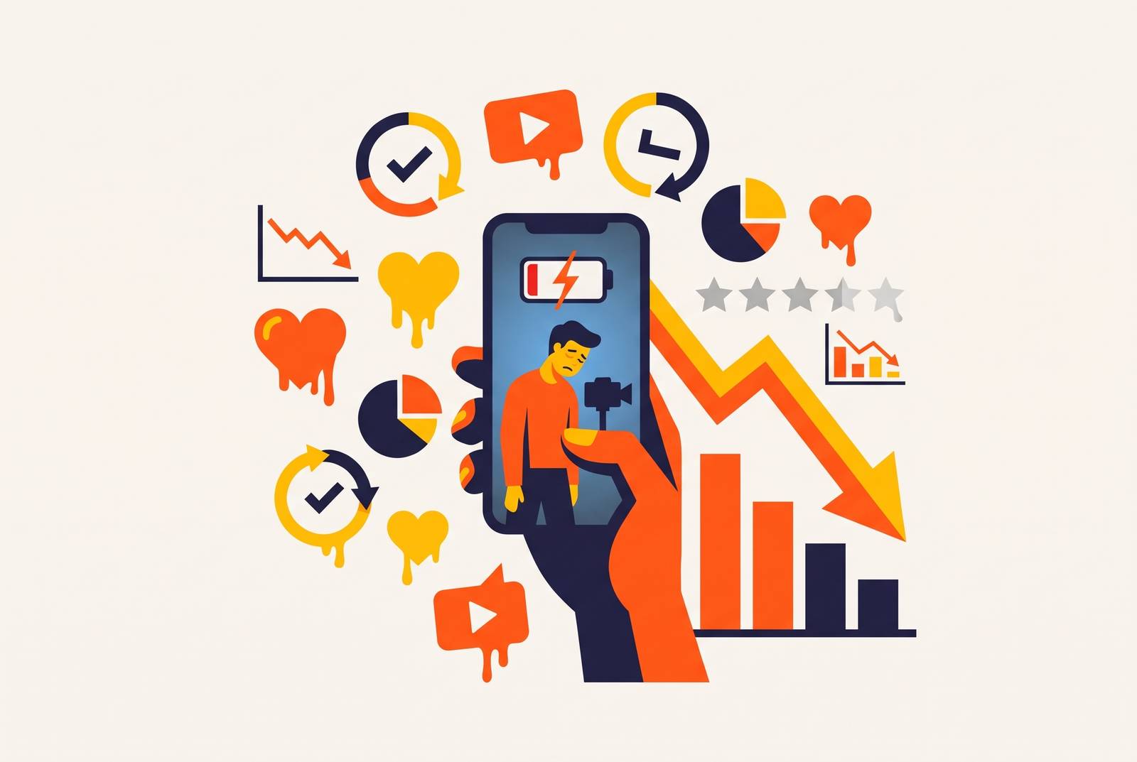 Cover illustration for “Creative Fatigue in UGC Ad Campaigns and How to Prevent It”