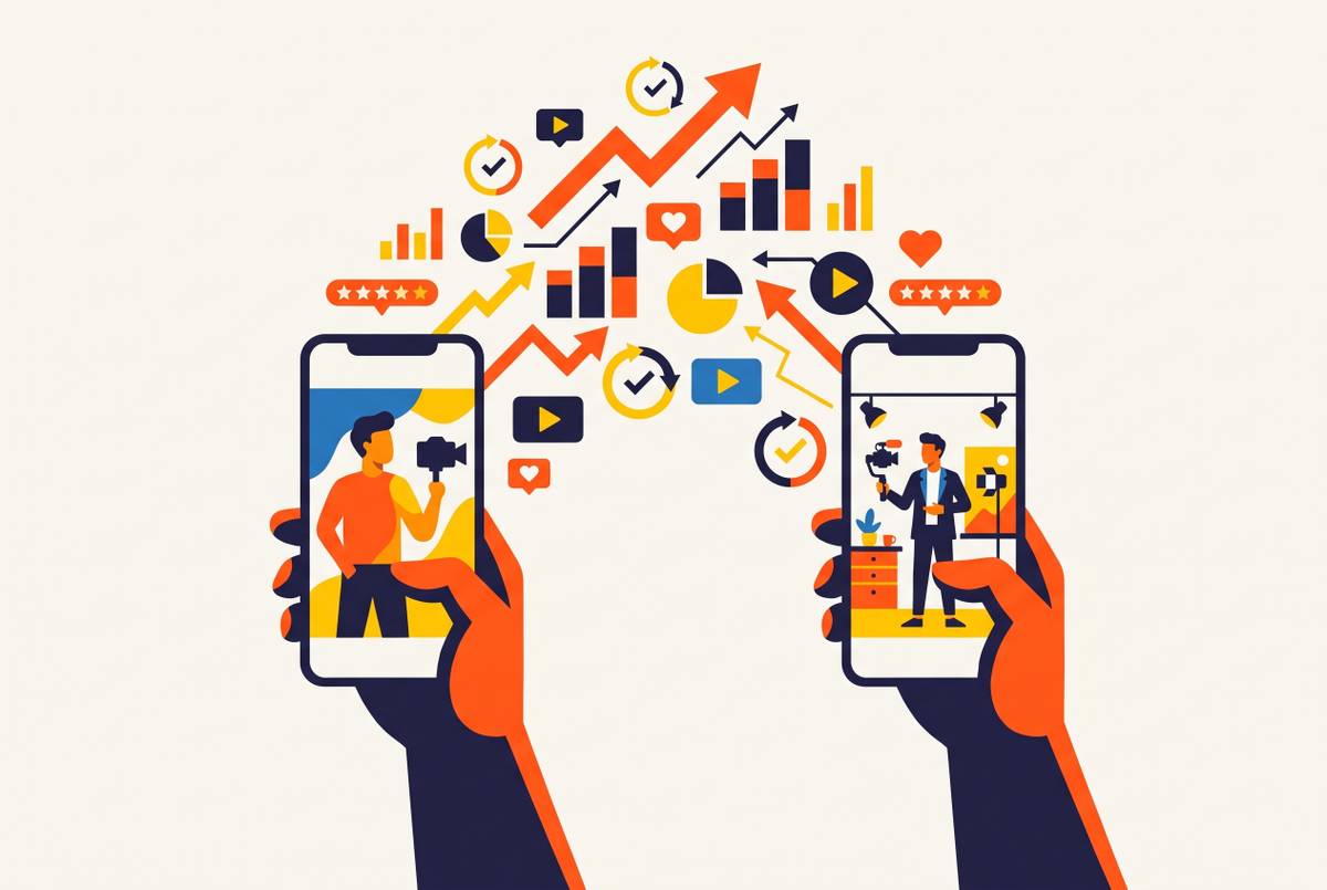 Cover illustration for “UGC-Style Ads vs Real Creator Content — Does the Distinction Matter for Performance”