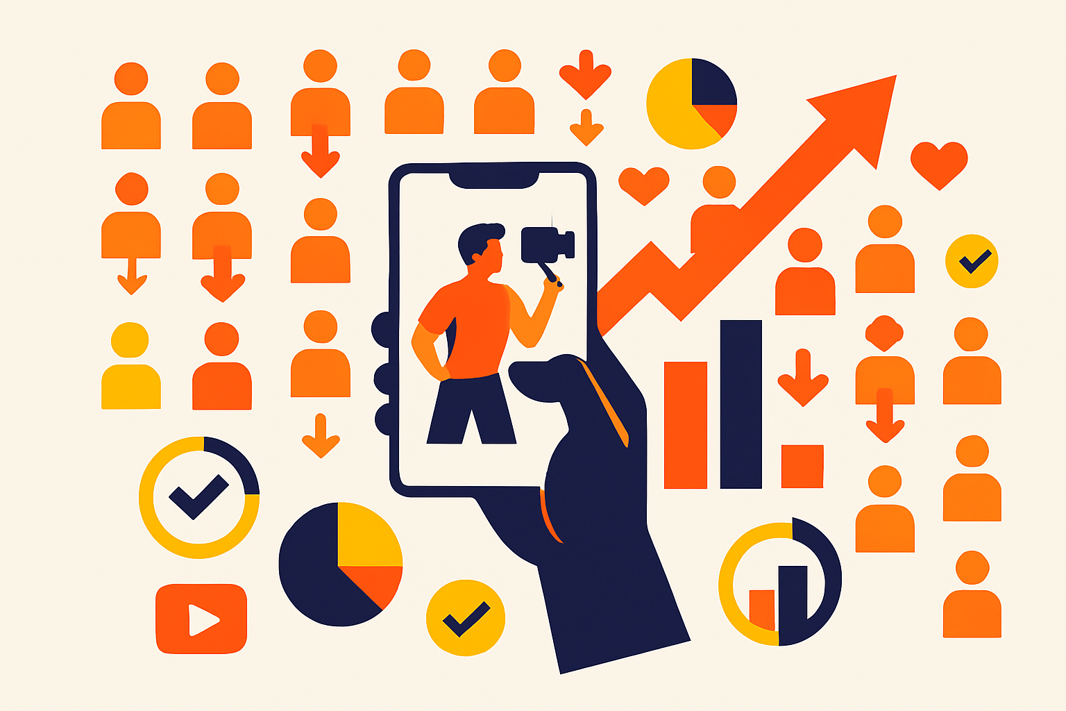 Cover illustration for “Creator Churn Rate in High-Volume UGC Rosters”