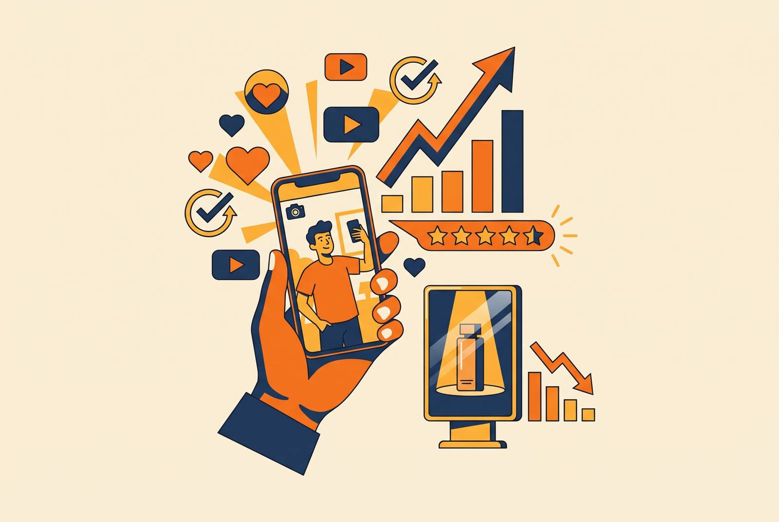 Cover illustration for “Why Authentic Creator Content Outperforms Polished Brand Ads”