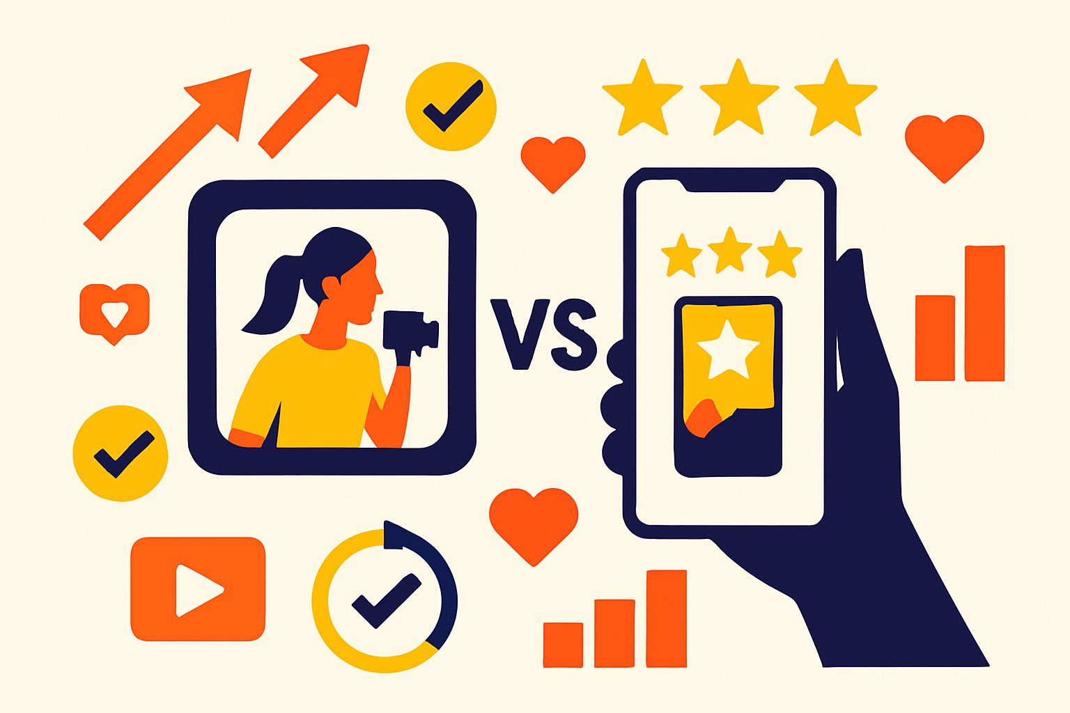 Cover illustration for “UGC Platforms vs UGC Agencies — What Brands Actually Need”