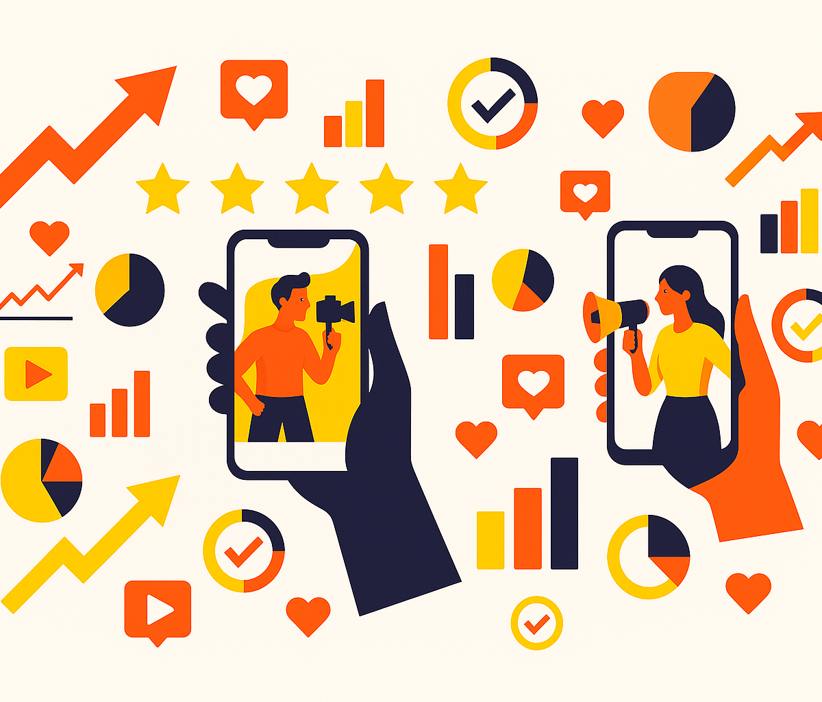 Cover illustration for “UGC Agency vs Influencer Marketing Agency for Consumer Brands”