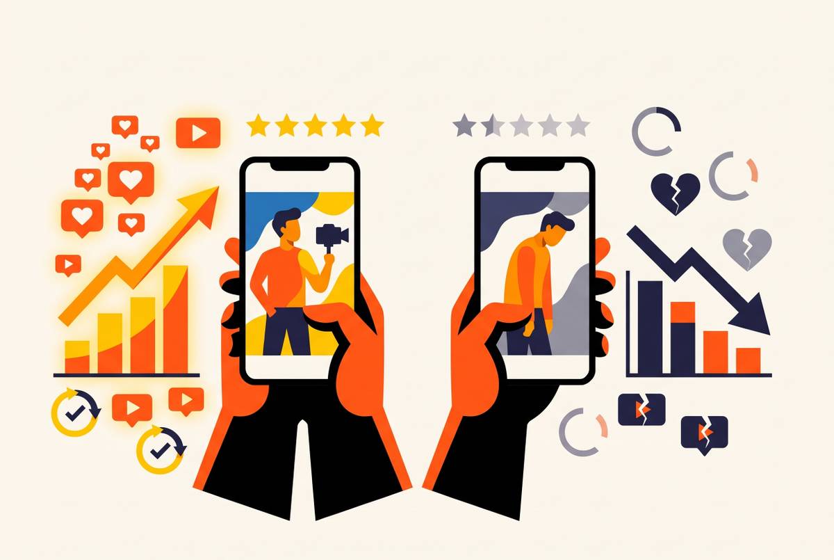 Cover illustration for “What Separates a Good UGC Agency From a Bad One”