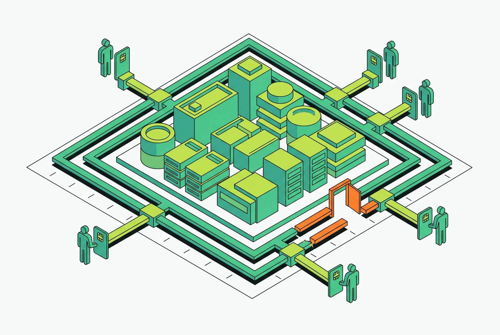 Cover illustration for “Third-Party and Contractor Insider Risk in Enterprise Environments”