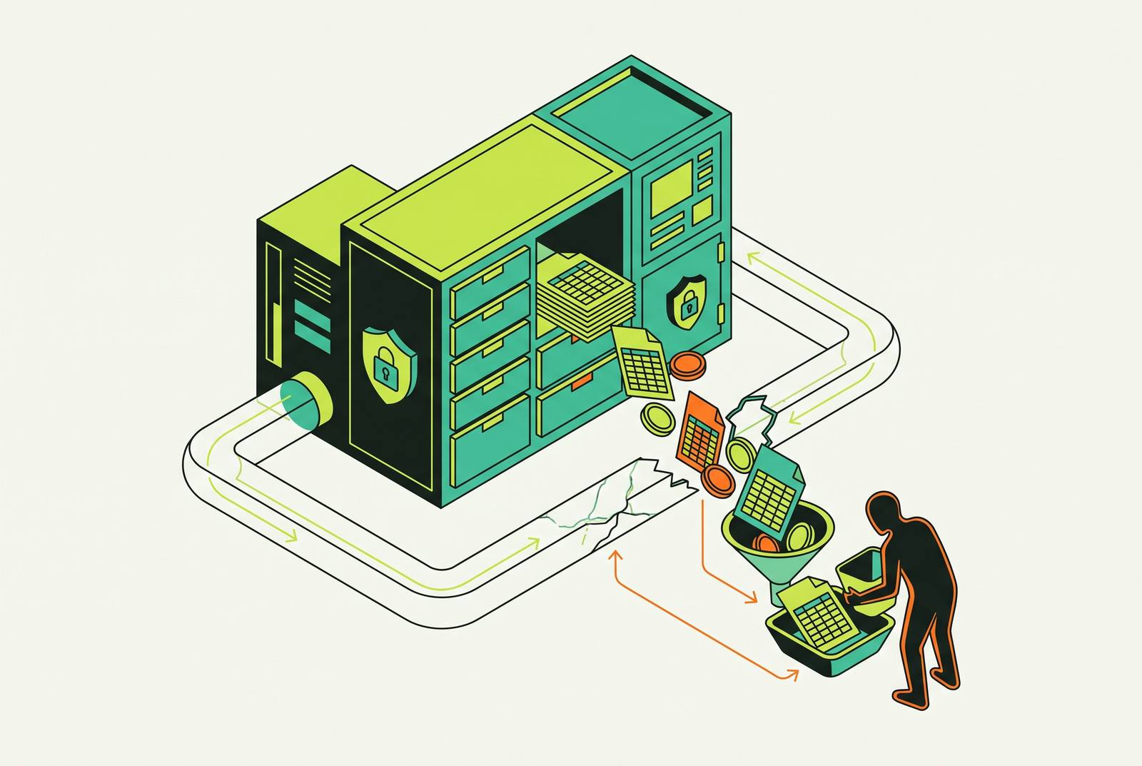 Cover illustration for “Financial Data Exfiltration Risks in Enterprise Finance Teams”