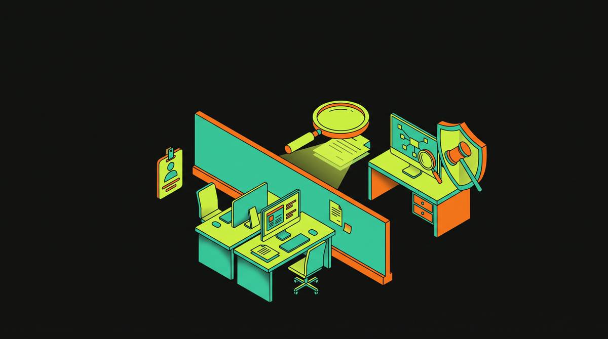 Cover illustration for “Legal and HR Boundaries in Enterprise Insider Threat Monitoring”