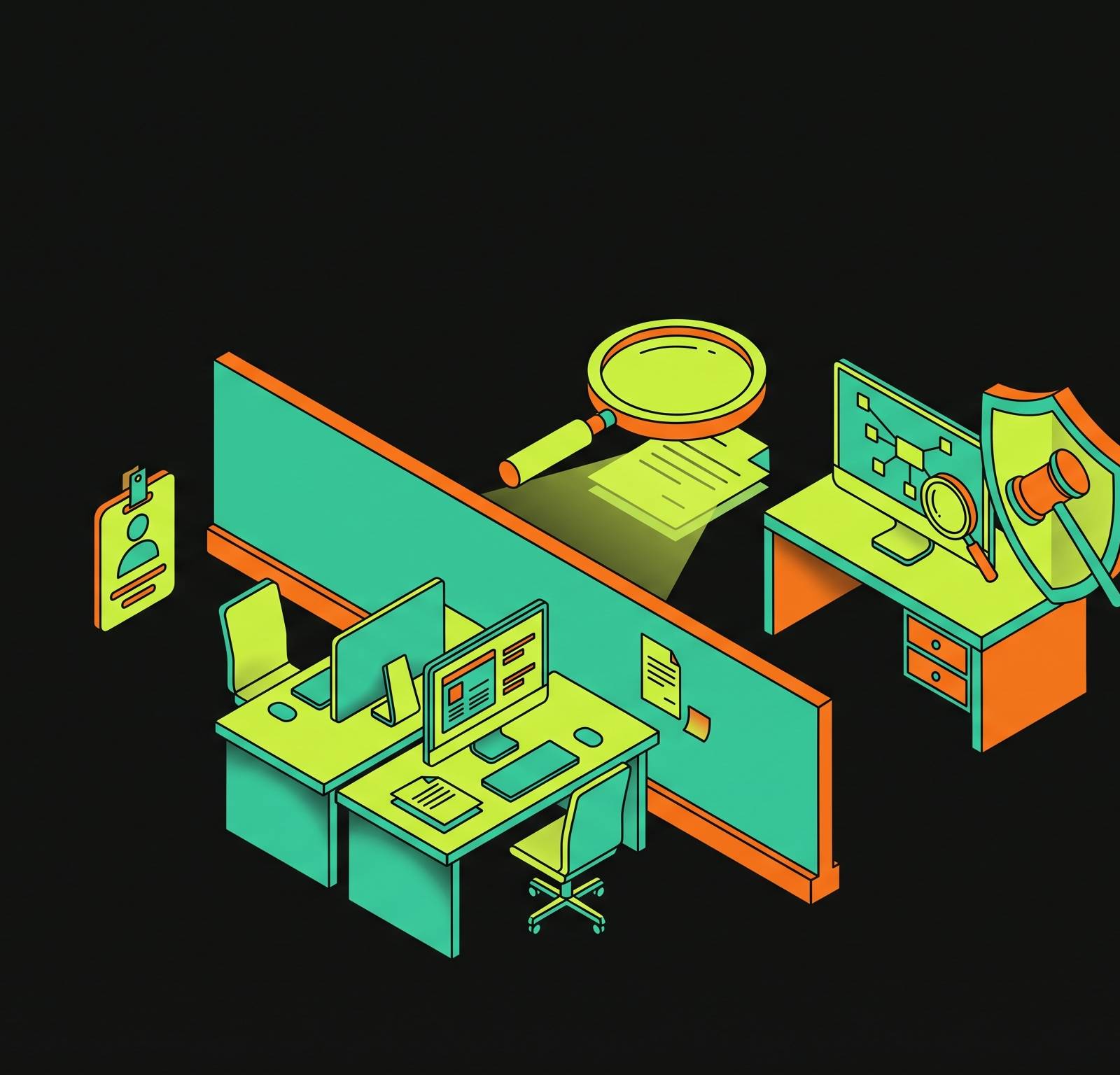 Cover illustration for “Legal and HR Boundaries in Enterprise Insider Threat Monitoring”