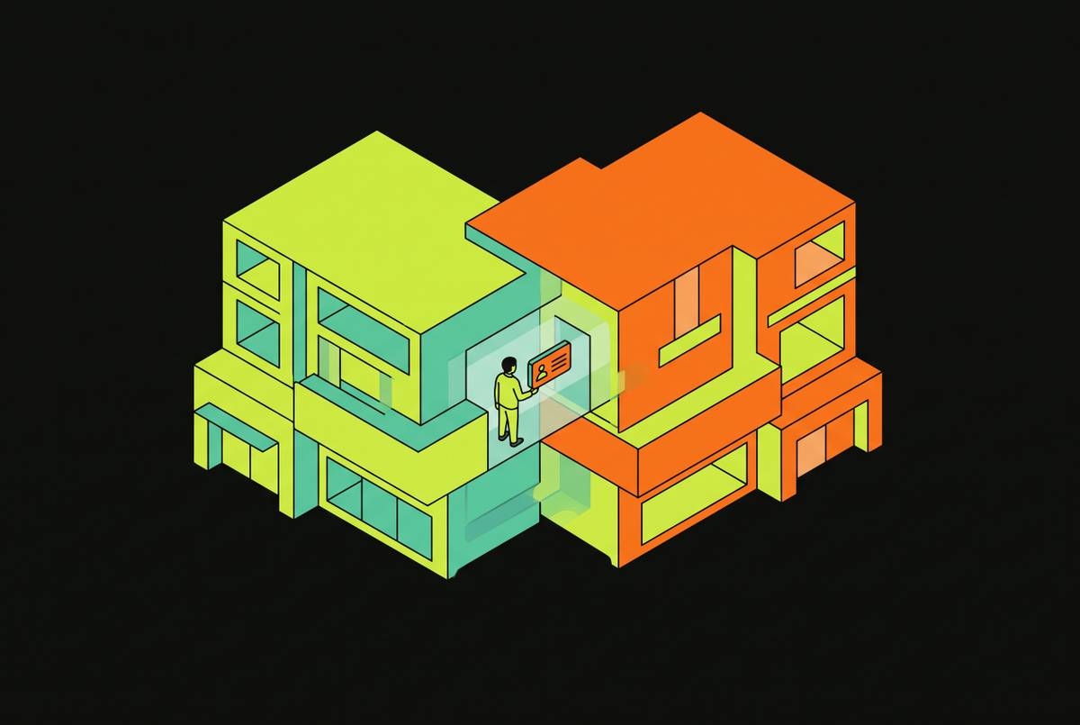Cover illustration for “Insider Risk Considerations in Mergers and Acquisitions”