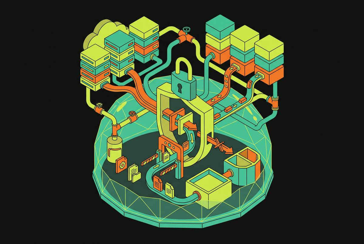Cover illustration for “Data Loss Prevention Policy Design for Cloud-First Enterprises”