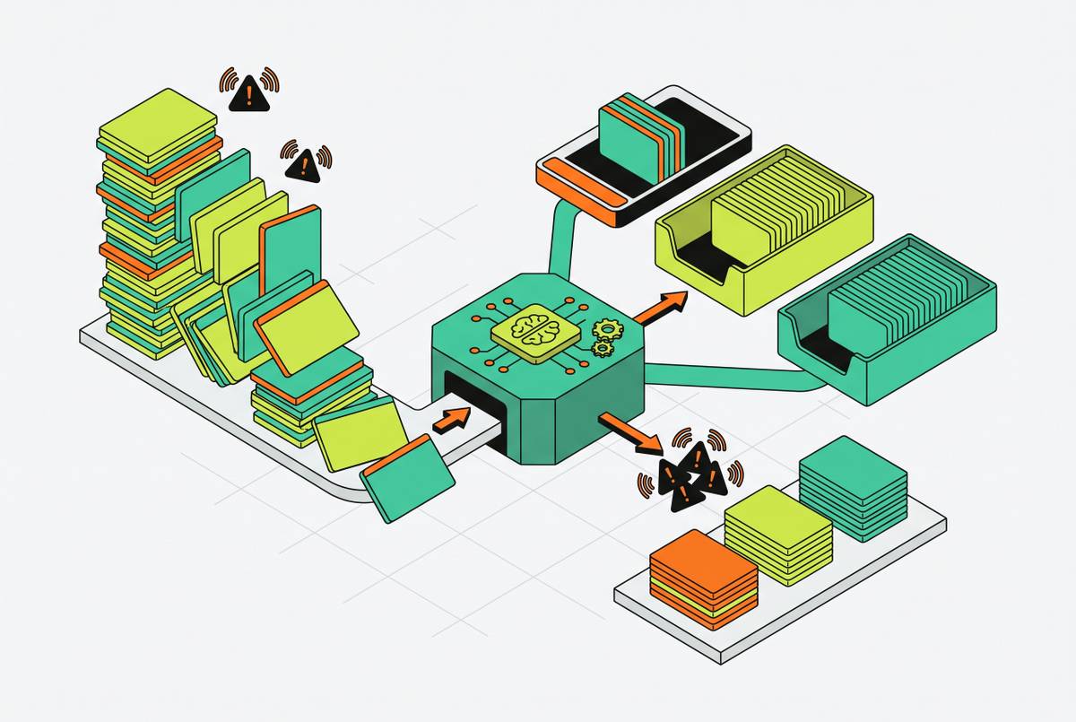 Cover illustration for “Reducing Security Alert Fatigue with AI Triage in Enterprise SOCs”
