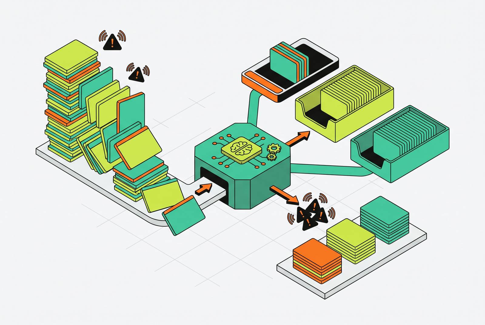 Cover illustration for “Reducing Security Alert Fatigue with AI Triage in Enterprise SOCs”