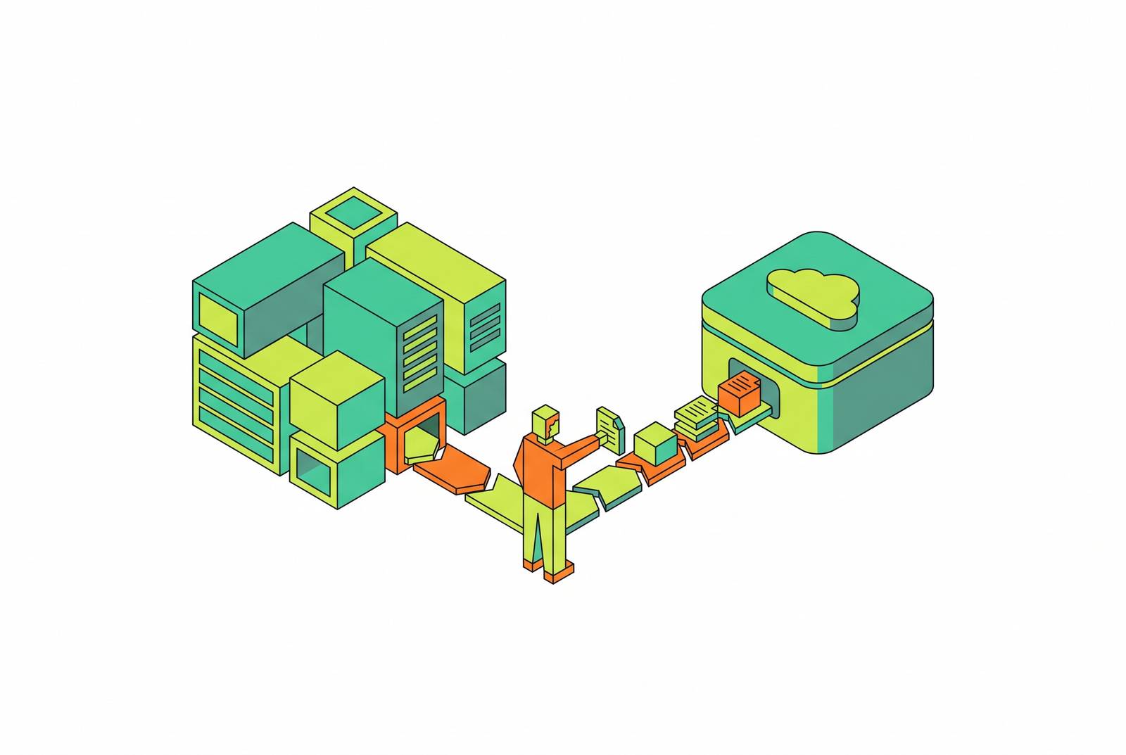 Cover illustration for “Insider Data Exfiltration via Personal Cloud Storage”