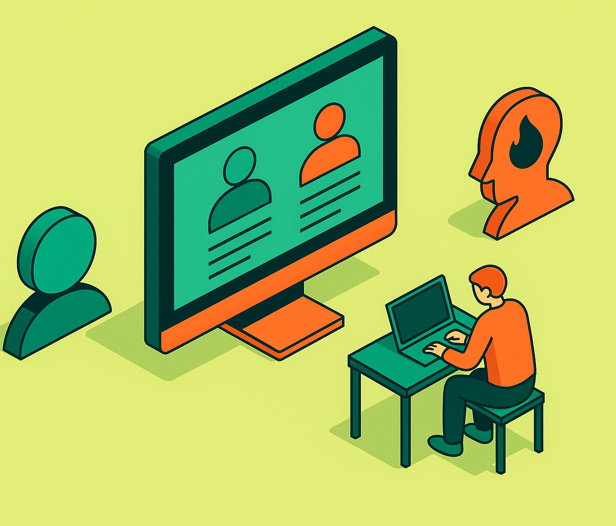 Cover illustration for “Behavioral Indicators of Malicious Insiders vs. Negligent Users”