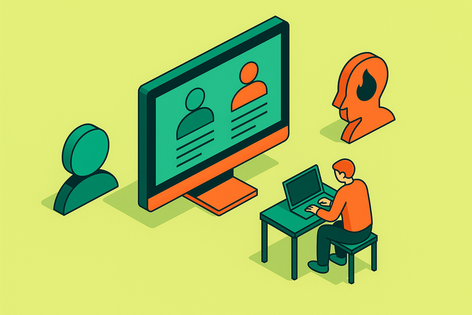 Cover illustration for “Behavioral Indicators of Malicious Insiders vs. Negligent Users”