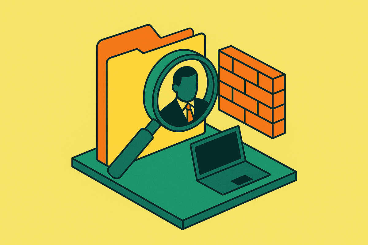 Cover illustration for “Handling Insider Threat Investigations Involving Executives”