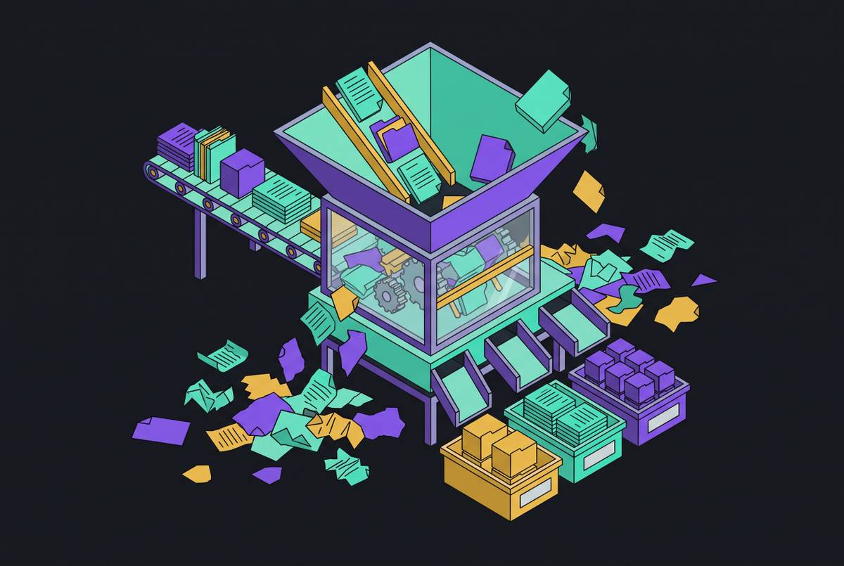 Cover illustration for “Why Auto-Classification Fails on Unstructured Enterprise Data”