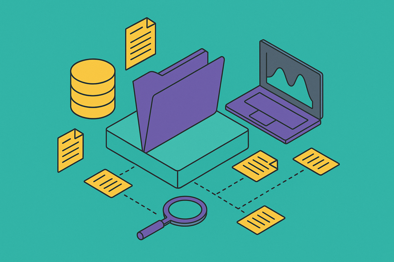 Cover illustration for “SaaS Application Data Sprawl and Shadow Data Discovery”