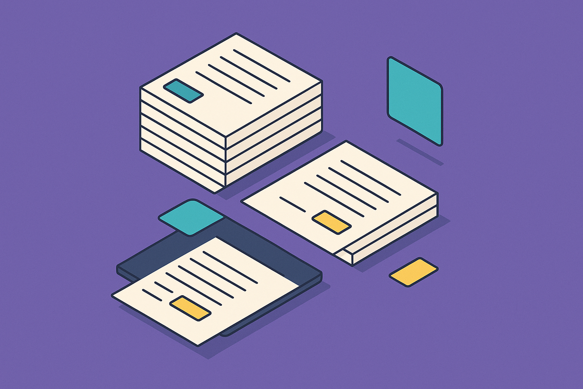 Cover illustration for “Classification Label Drift in Long-Lived Enterprise Documents”