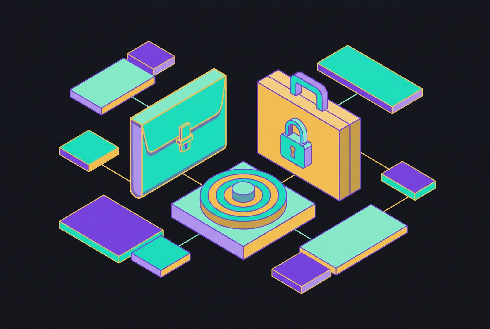 Cover illustration for “Competitive Intelligence and Strategic Plans as Unlabeled High-Value Targets”